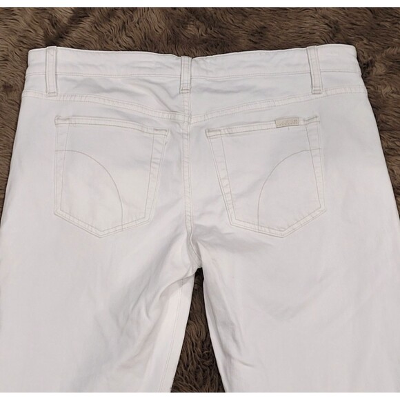 Joe’s Jeans Women’s Easy High Water Pennie White Sz 29 ( act 33X29) Straight Leg - Picture 7 of 8